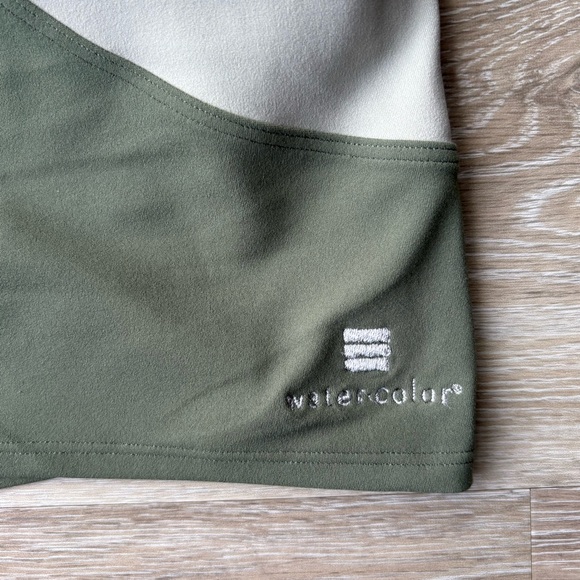 Lululemon Nulu Asymmetrical Yoga Tank Top in Green Twill/Green Fern Size S - Picture 5 of 7